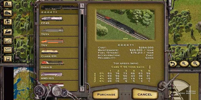 Railroad Tycoon II  1998 train game