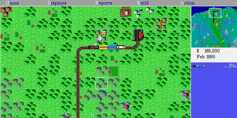 Railroad Tycoon Sid Meier’s Railroad Tycoon 1990 train game