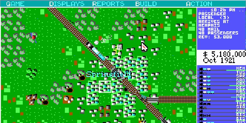 Railroad Tycoon Sid Meier’s Railroad Tycoon 1990 train game