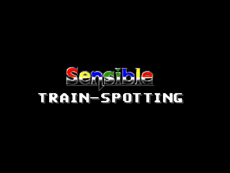 Sensible Train Spotting  1995 train game