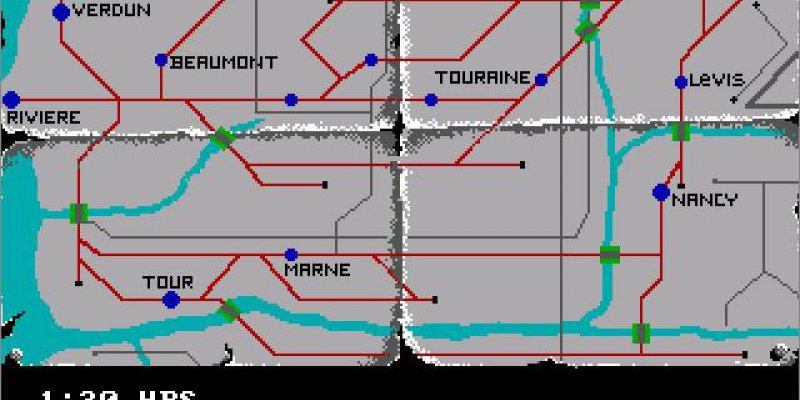 The Train: Escape to Normandy  1987 train game
