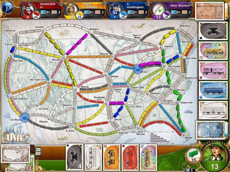 Ticket to Ride  2004 train game