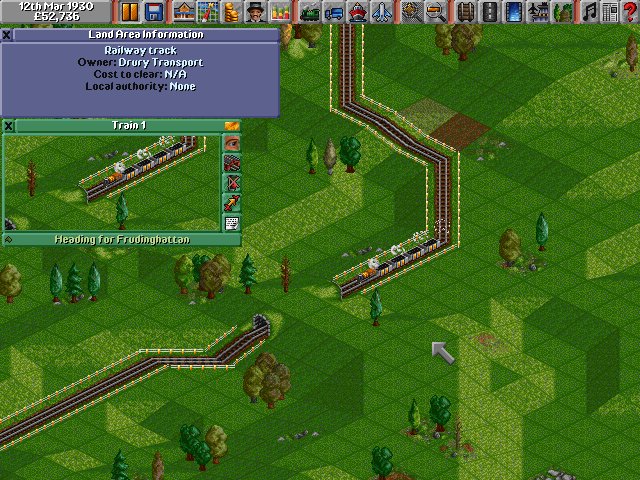 Transport Tycoon  1994 train game