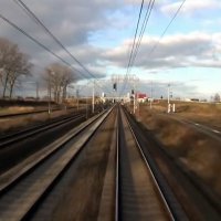 Cabin view Warsaw East - Gdynia Main train videos