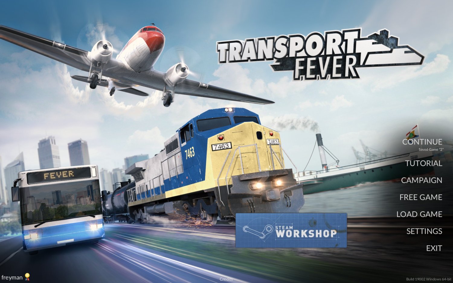 Transport Fever  2016 train game