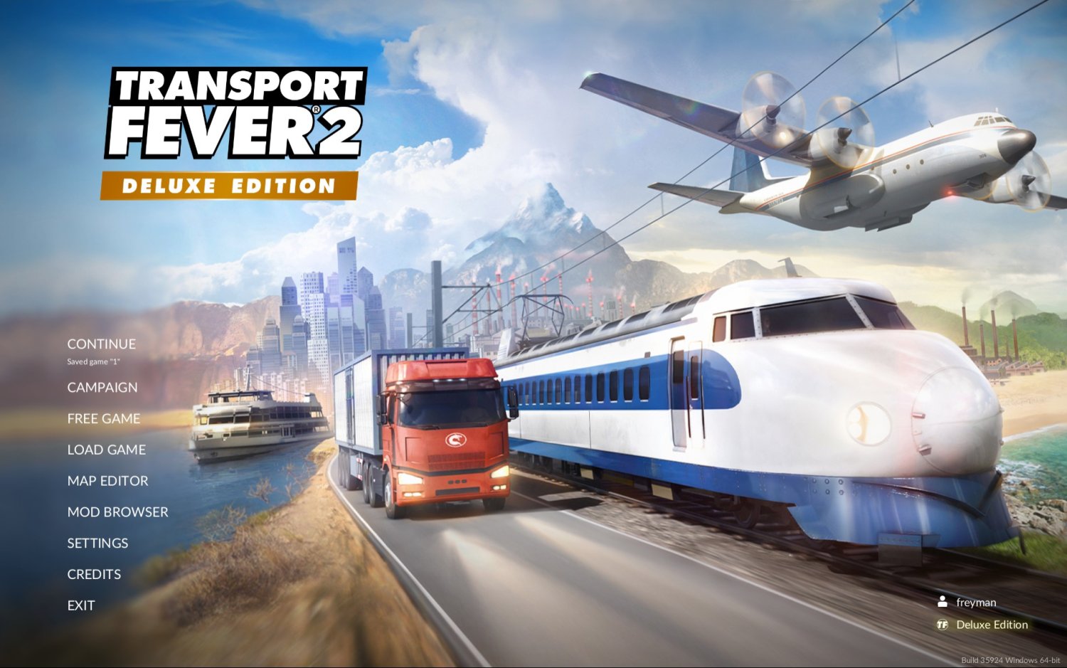 Transport Fever 2  2019 train game