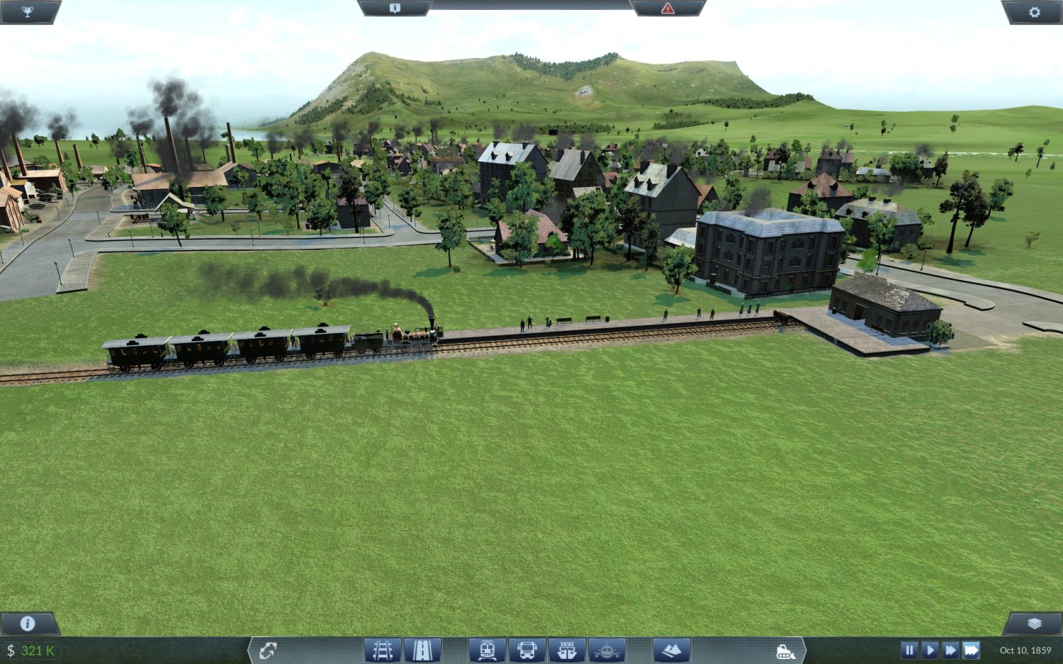 Transport Fever  2016 train game