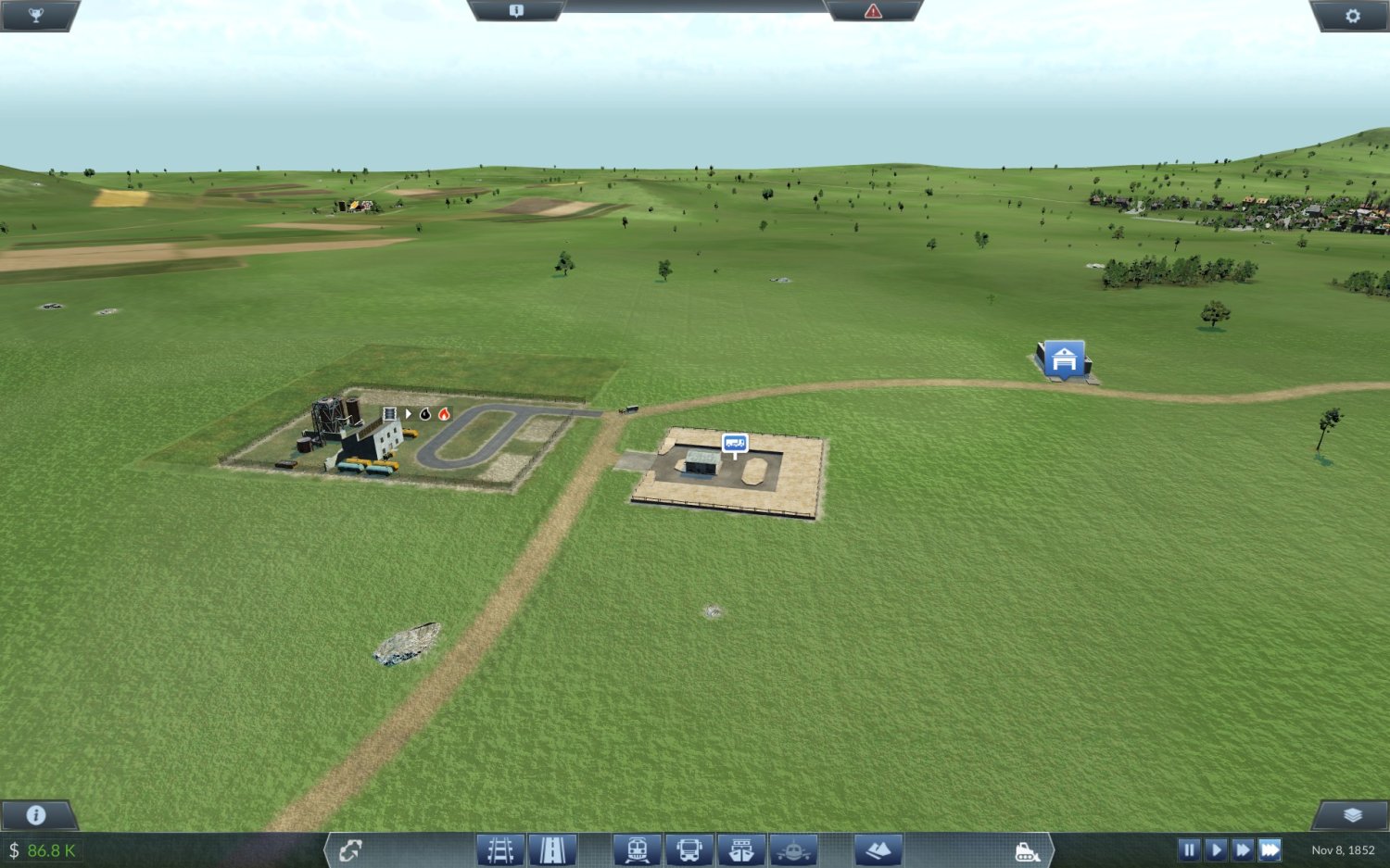 Transport Fever  2016 train game